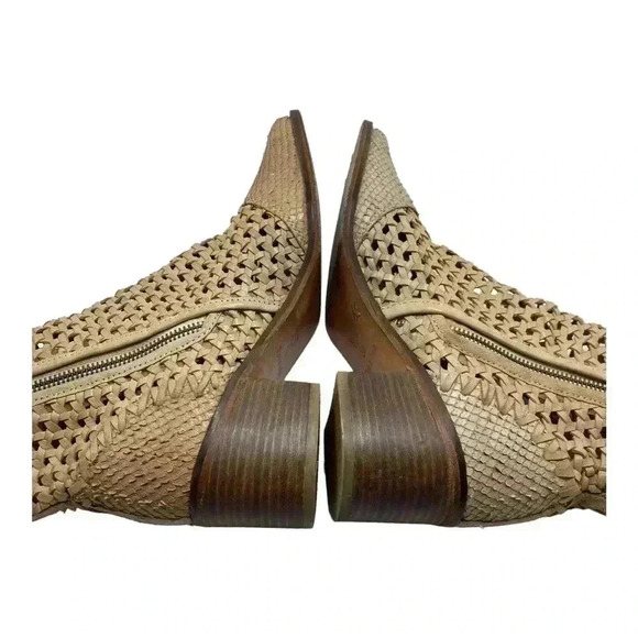 Free people In The Loop Woven Boot pointed toe ankle bootie Style Number:5628721 - Picture 3 of 9